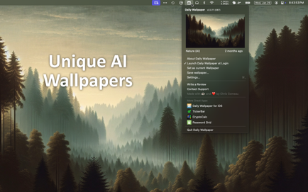 Daily Wallpaper HD: AI & Bing Screenshot 2