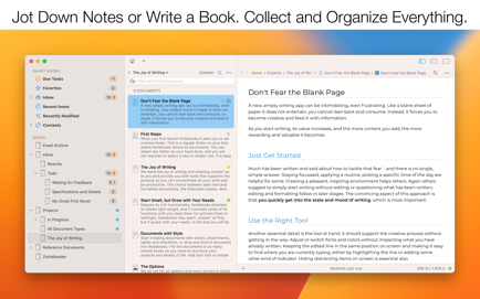 Notebooks – Write and Organize Screenshot 1