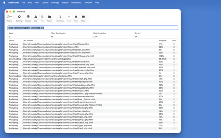 SiteSucker Pro Screenshot 1