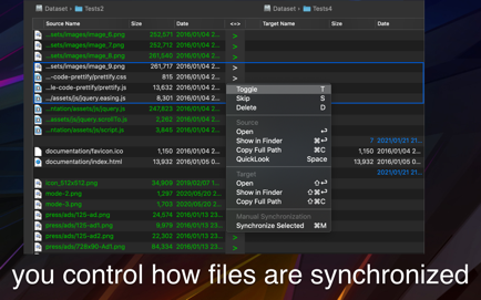 DSync – File Synchronizer Screenshot 3