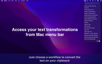 Text Workflow: Text Converter Screenshot 3