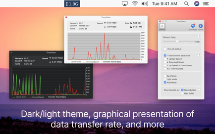 Data tracker Widget: TransData Screenshot 3