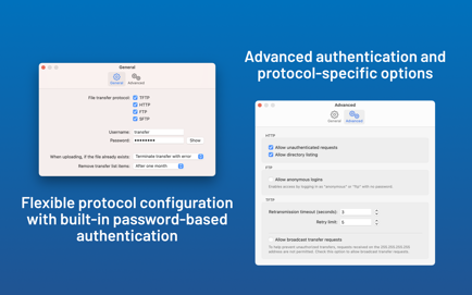 Transfer: File Server Screenshot 3