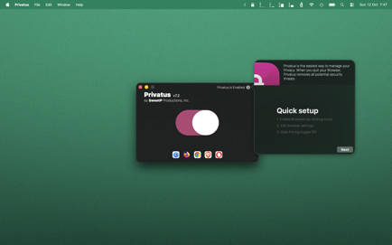 Privatus – privacy manager Screenshot 3