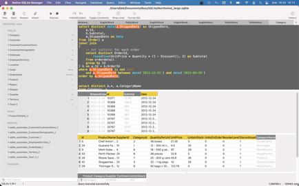 Native SQLite Manager Screenshot 1