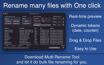 Multi Rename Tool Screenshot 1