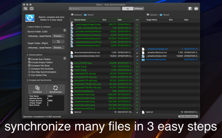 DSync – File Synchronizer Screenshot 1
