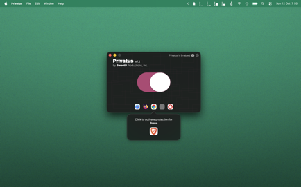 Privatus – privacy manager Screenshot 1