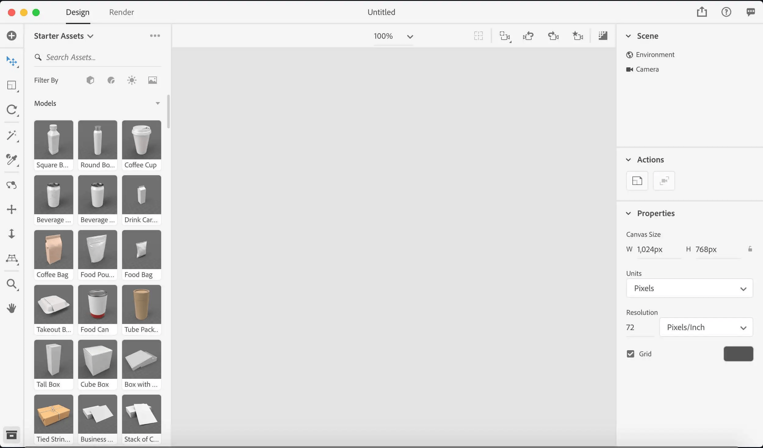 Adobe Dimension Screenshot 1