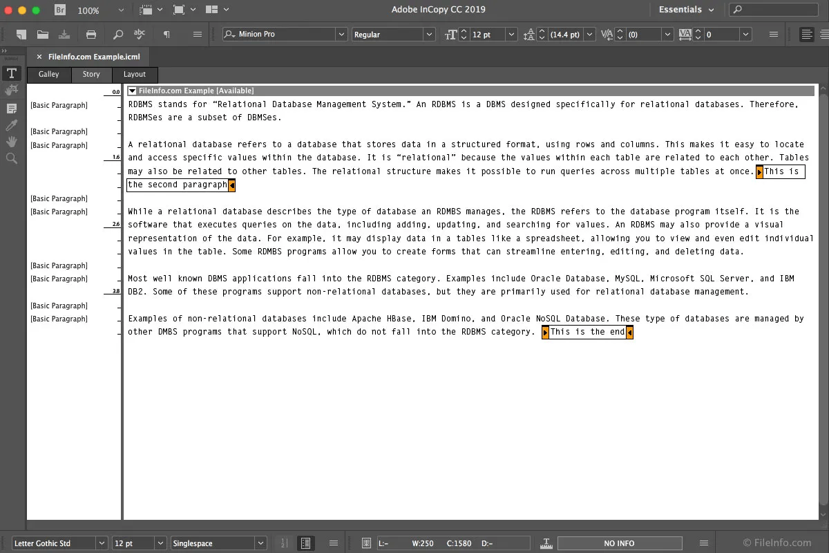 Adobe InCopy 2026 Screenshot 1