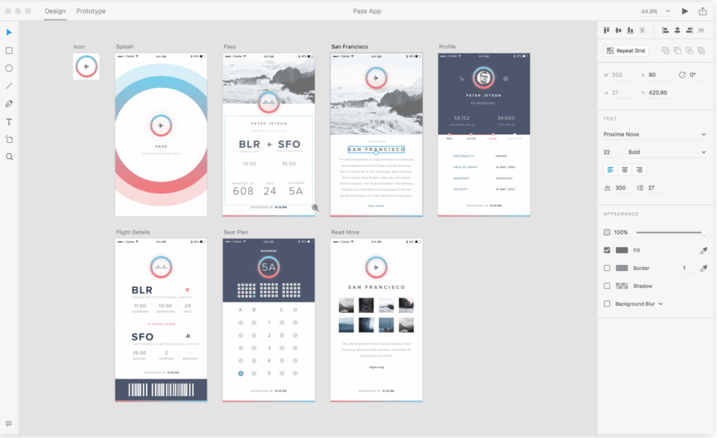 Adobe XD Screenshot 1
