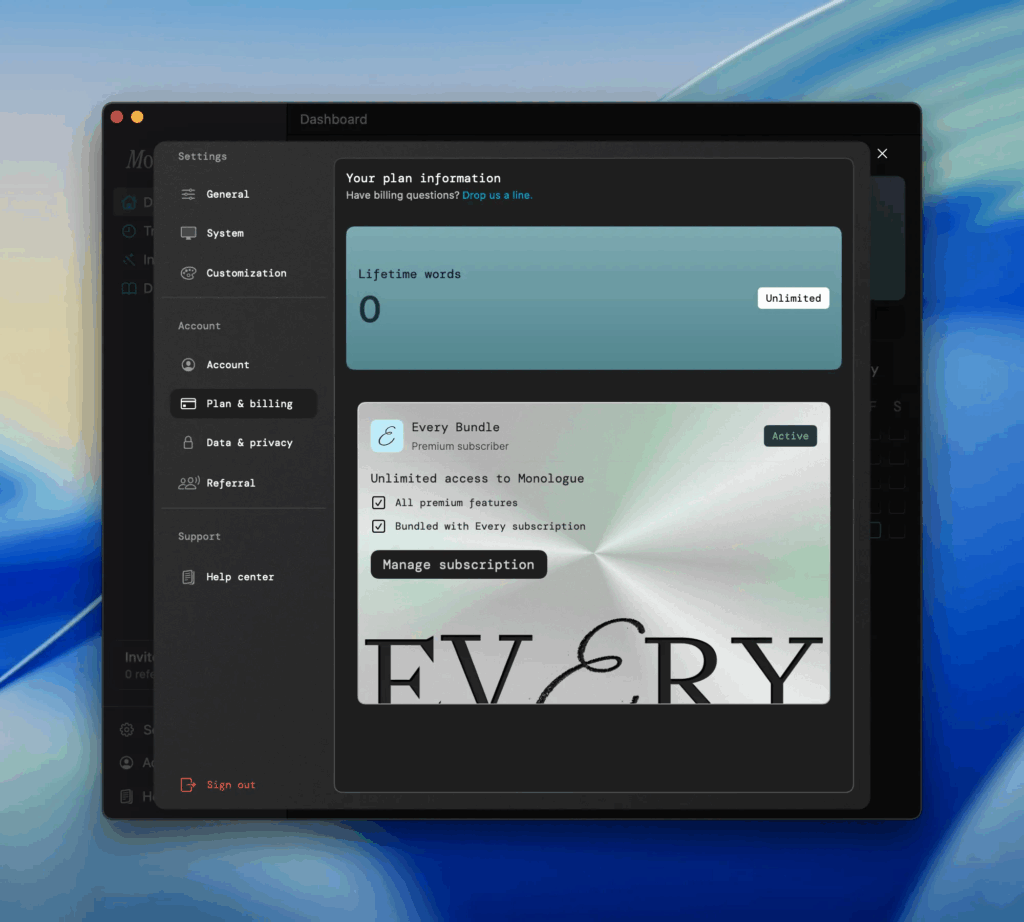 Monologue Screenshot 1