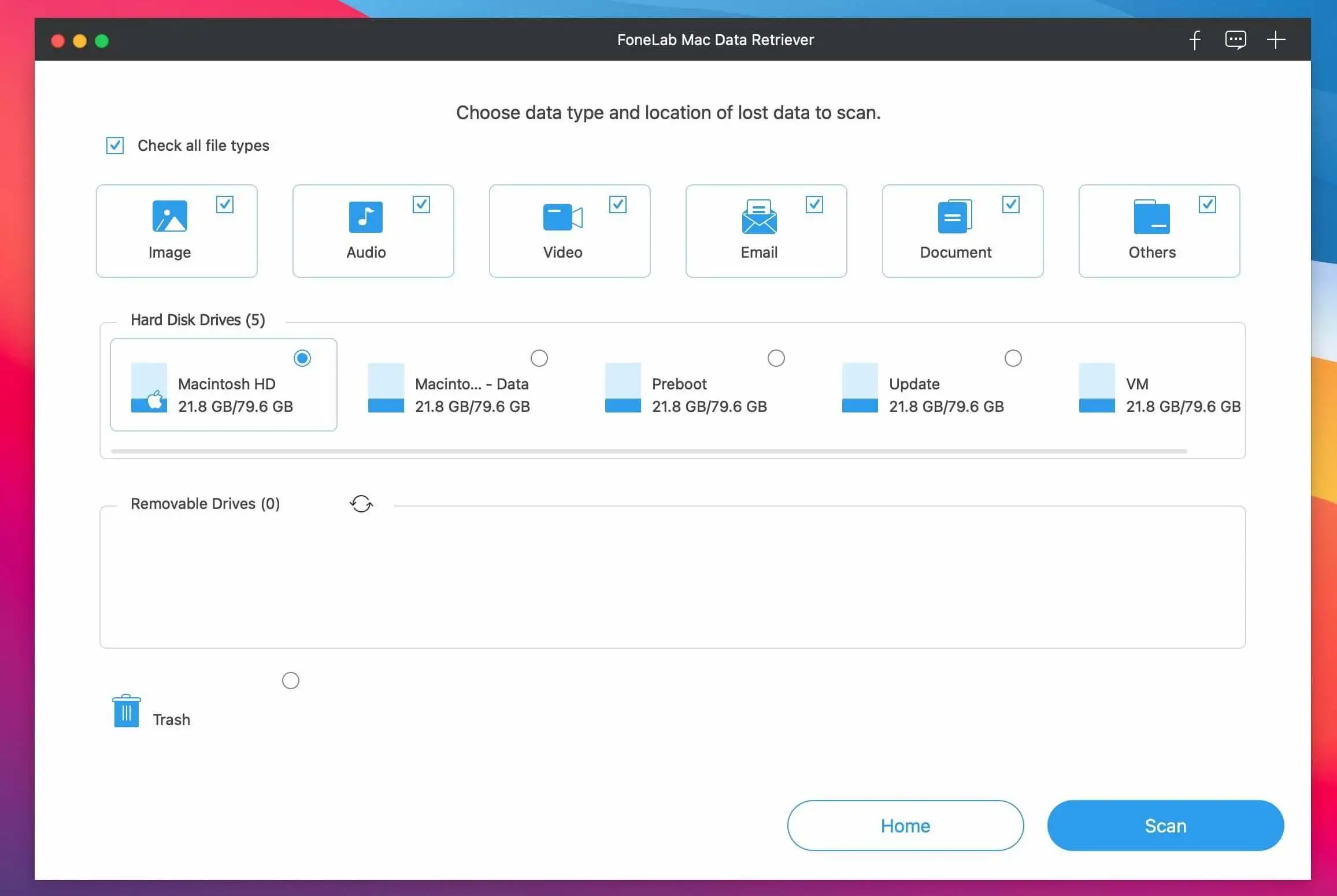 FoneLab Data Retriever Screenshot 1