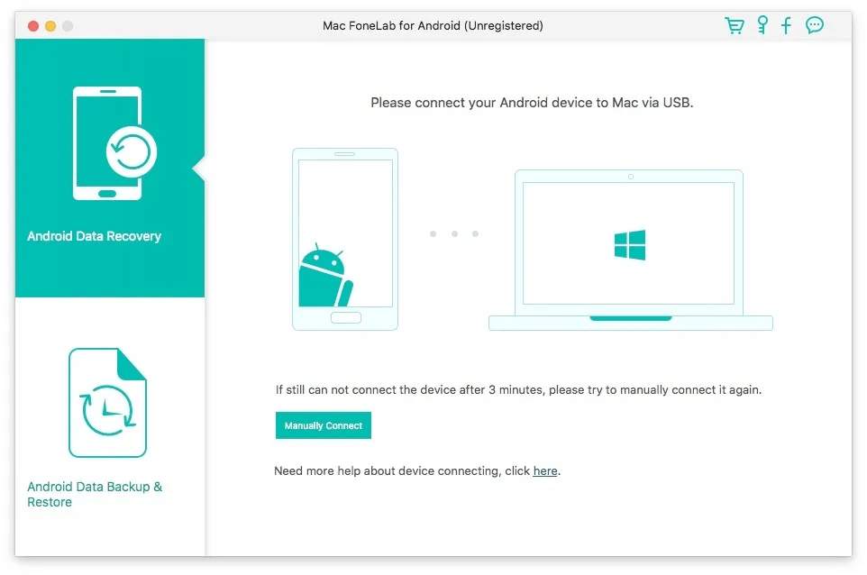 Mac FoneLab Android Data Recovery Screenshot 1