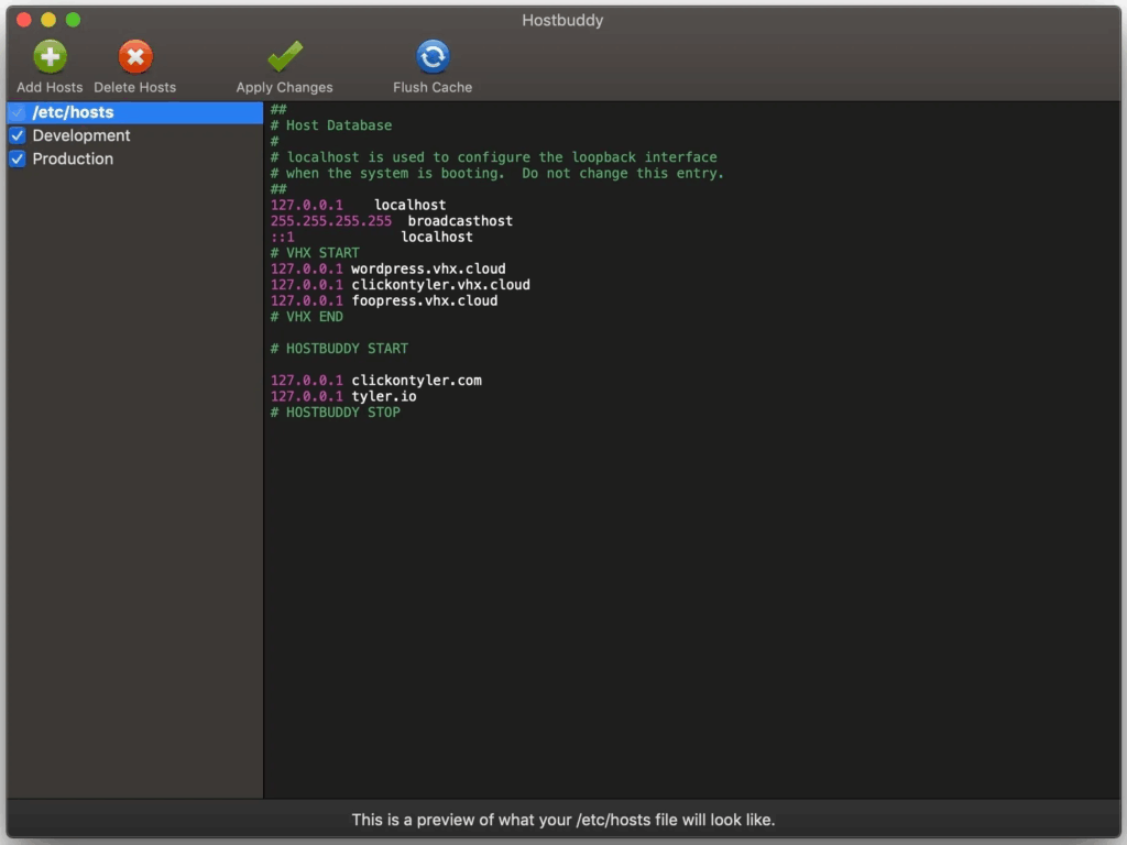Hostbuddy Screenshot 1