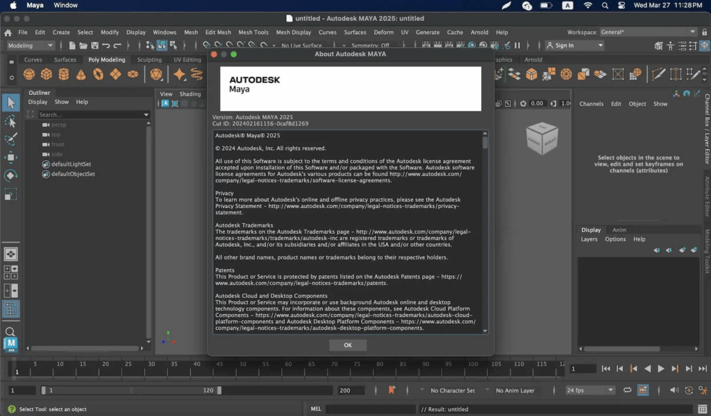 Autodesk Maya Screenshot 1