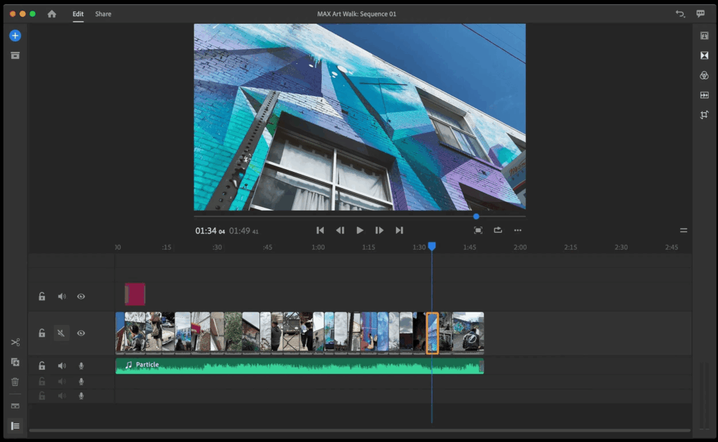 Adobe Premiere Rush Screenshot 1