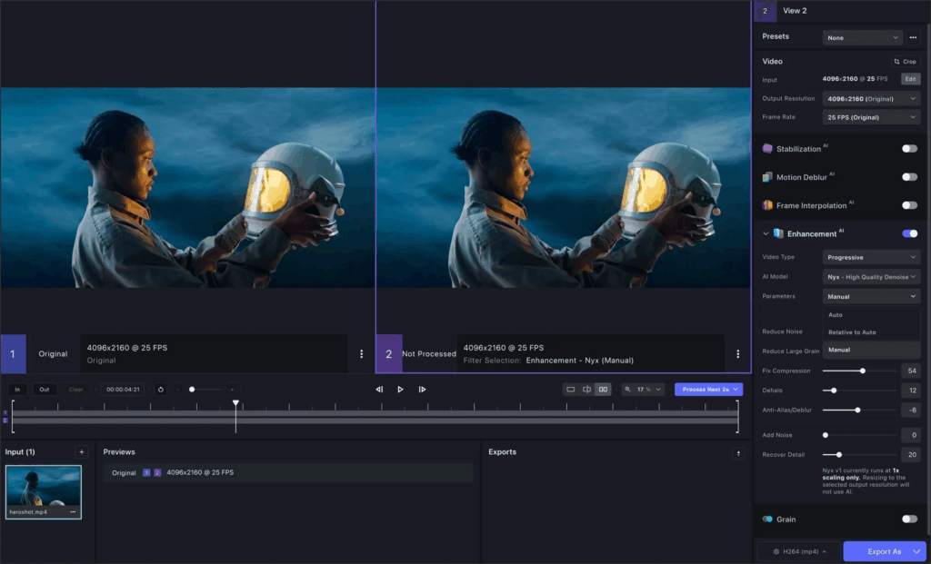 Topaz Video Pro Screenshot 1