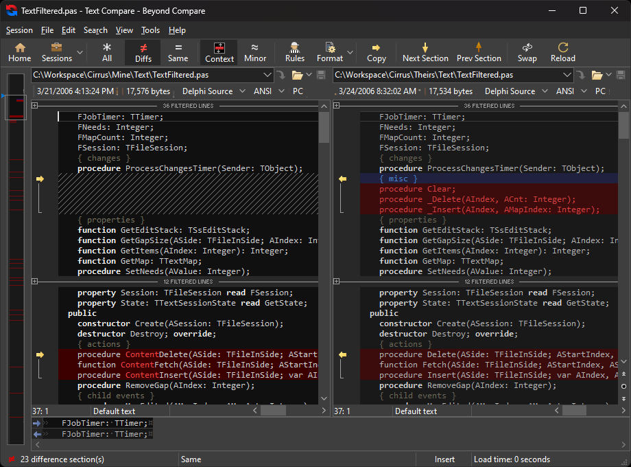 Beyond Compare Screenshot 1