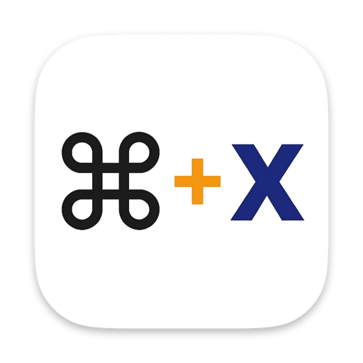 Command+X