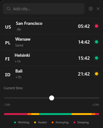 Pretty Timezones Screenshot 1