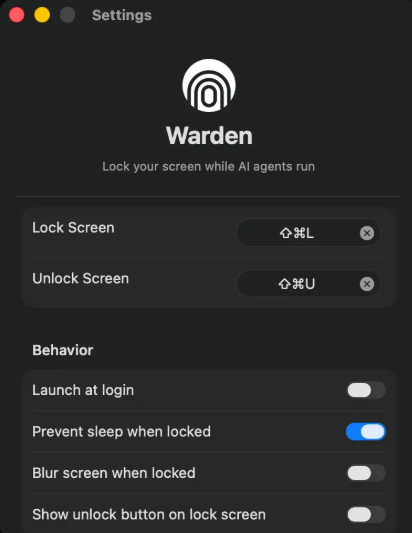 Warden Screenshot 1